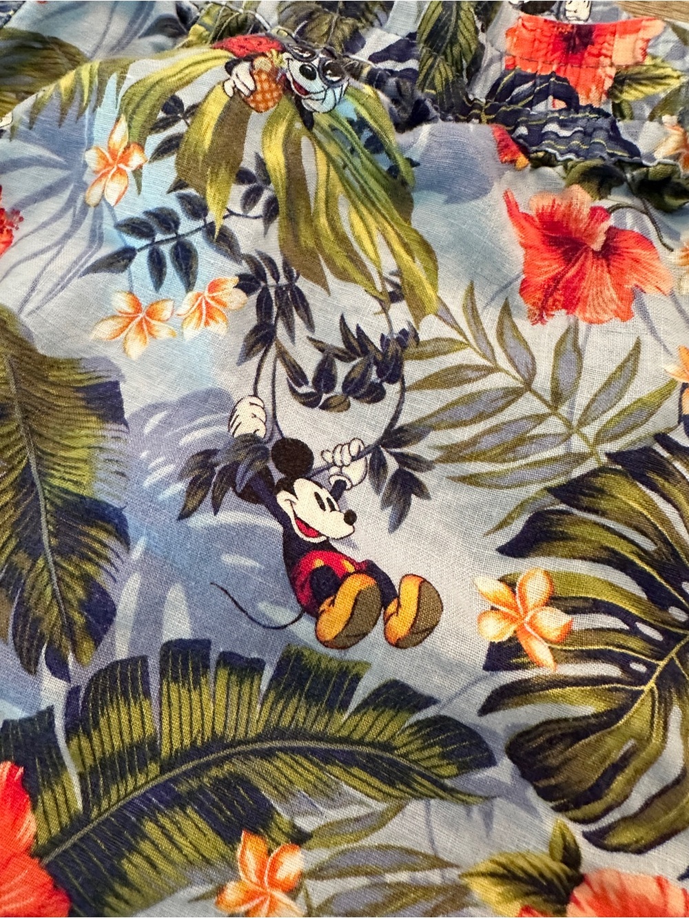 Disney & Tommy Bahama Women’s Tropical Floral Pull-On Shorts - Picture 4 of 5